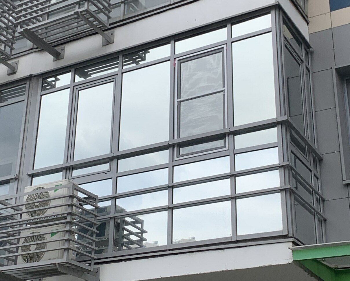 Тонировка балконов и лоджий