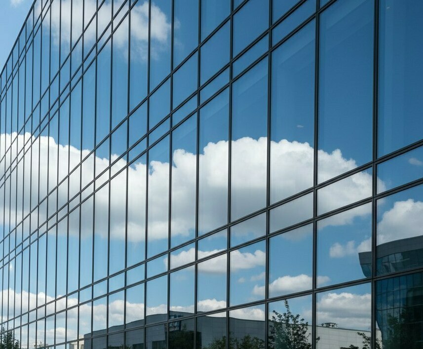 Тонировка фасада зданий